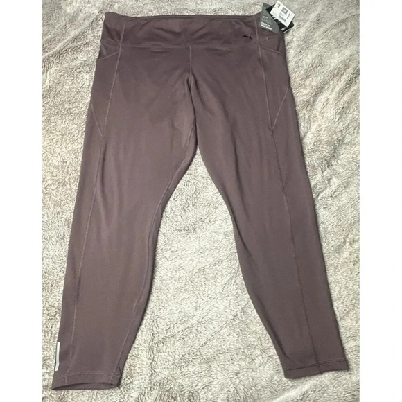 Puma Women’s Train Forever 7/8 Tight Training Leggings Dusty Plum Size 3X NWT - Picture 5 of 16